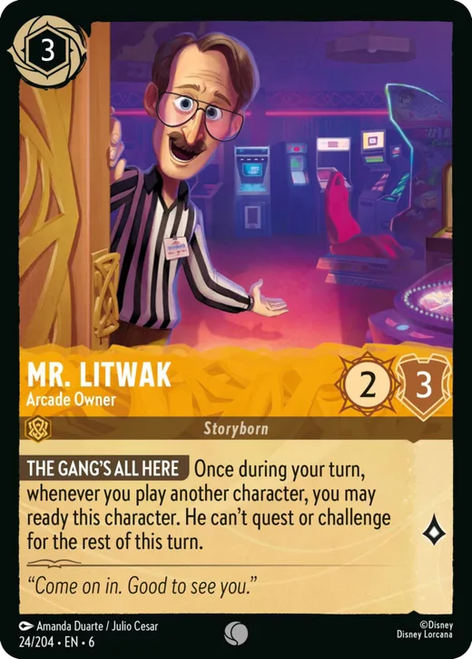 Mr. Litwak – Arcade Owner