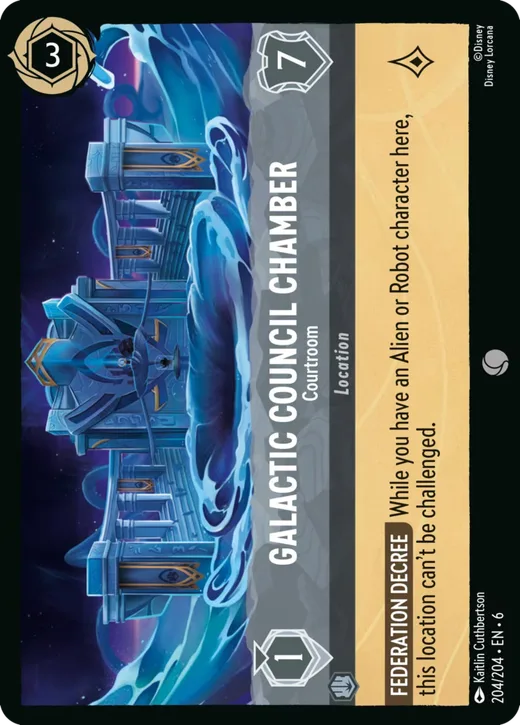 Galactic Council Chamber – Courtroom