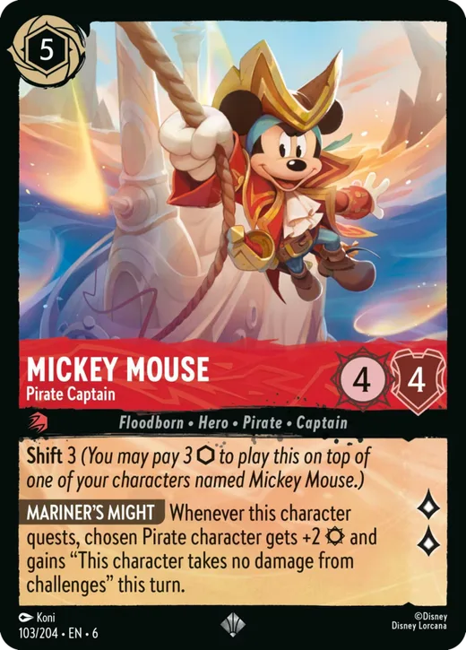 Mickey Mouse – Pirate Captain
