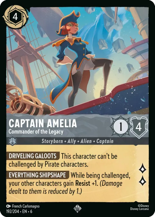 Captain Amelia – Commander of the Legacy