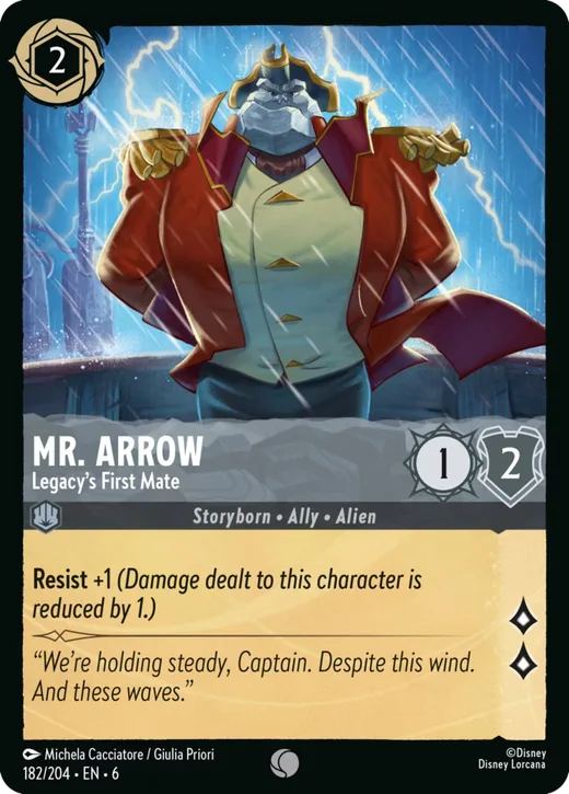 Mr. Arrow – Legacy's First Mate