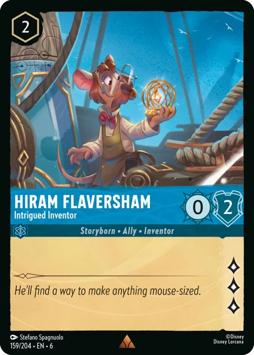 Hiram Flaversham – Intrigued Inventor
