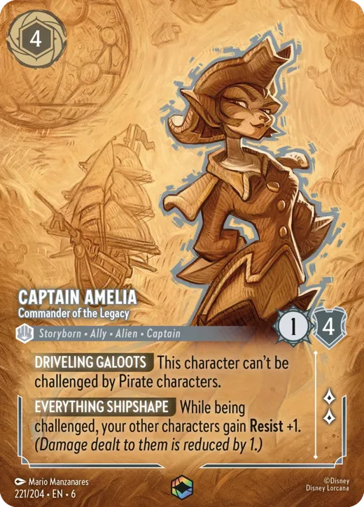 Captain Amelia – Commander of the Legacy