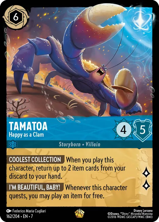 Tamatoa – Happy as a Clam