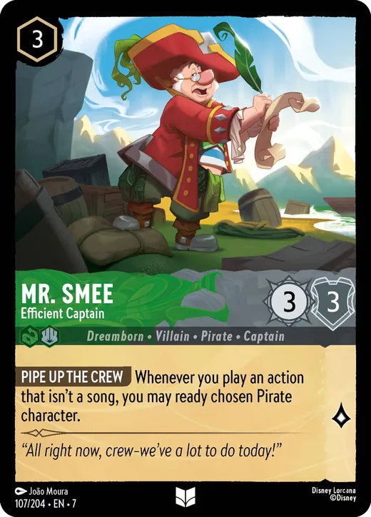 Mr. Smee – Efficient Captain