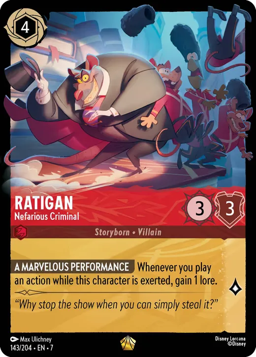 Ratigan – Nefarious Criminal