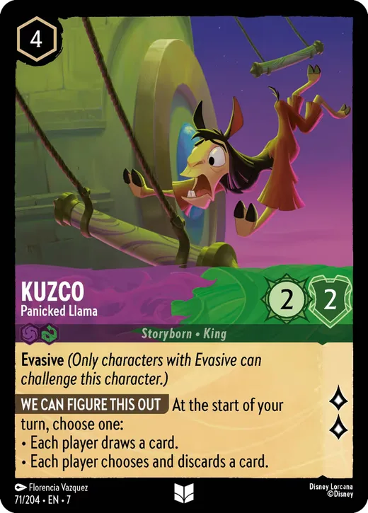 Kuzco – Panicked Llama