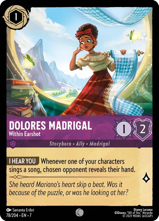 Dolores Madrigal – Within Earshot