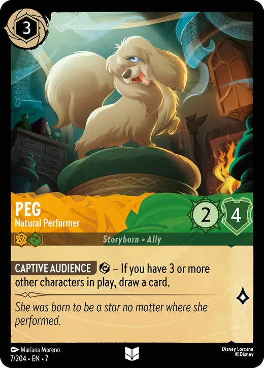 Peg – Natural Performer