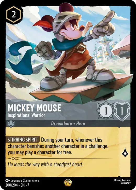 Mickey Mouse – Inspirational Warrior