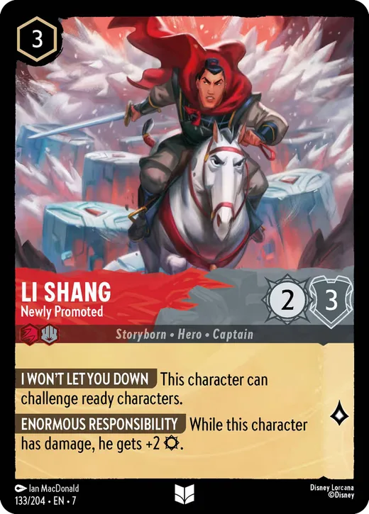 Li Shang – Newly Promoted
