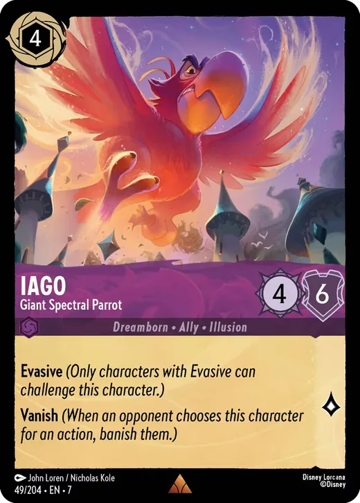 Iago – Giant Spectral Parrot