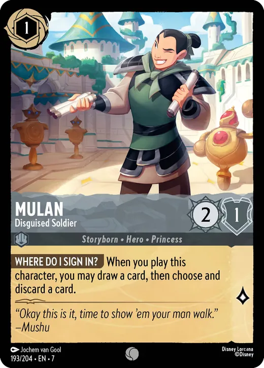 Mulan – Disguised Soldier