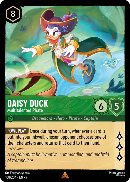 Daisy Duck – Multitalented Pirate