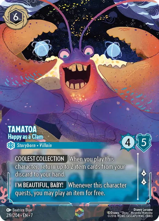 Tamatoa – Happy as a Clam