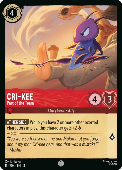 Cri-Kee – Part of the Team
