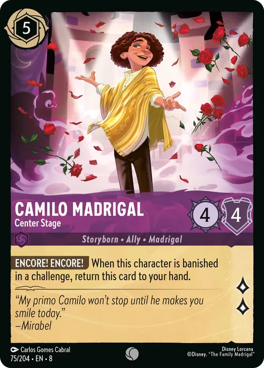 Camilo Madrigal – Center Stage