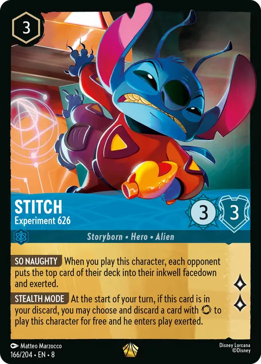 Stitch – Experiment 626