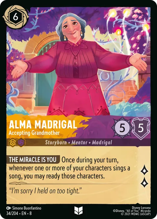 Alma Madrigal – Accepting Grandmother