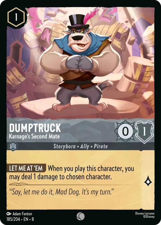 Dumptruck – Karnage's Second Mate