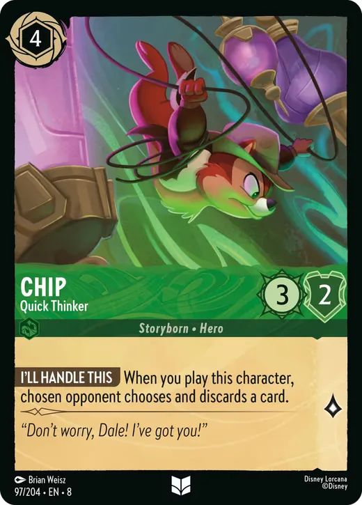 Chip – Quick Thinker