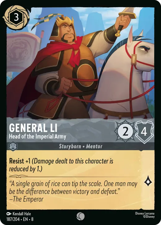 General Li – Head of the Imperial Army