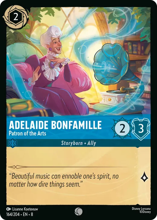 Adelaide Bonfamille – Patron of the Arts