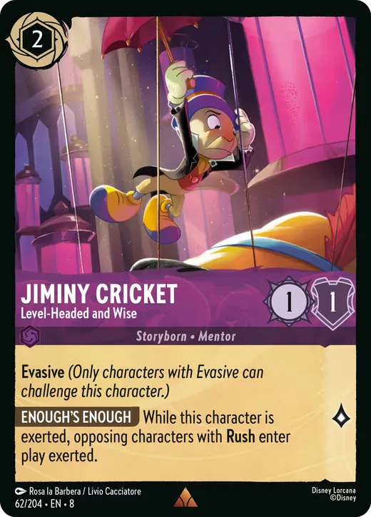 Jiminy Cricket – Level-Headed and Wise