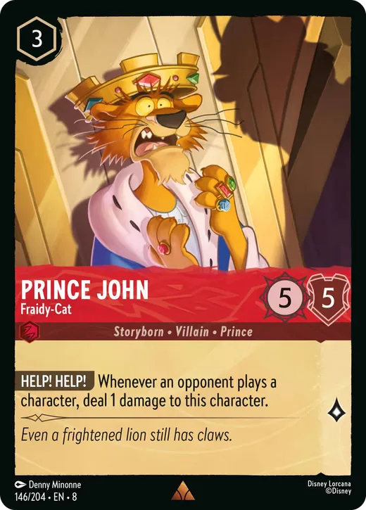 Prince John – Fraidy-Cat