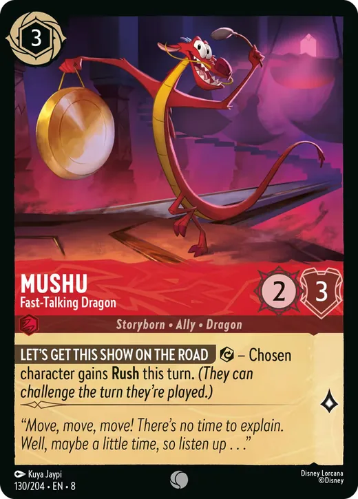 Mushu – Fast-Talking Dragon