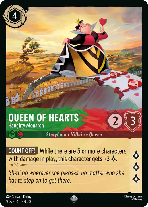 Queen of Hearts – Haughty Monarch