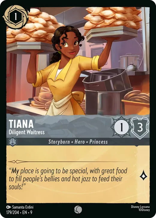 Tiana – Diligent Waitress