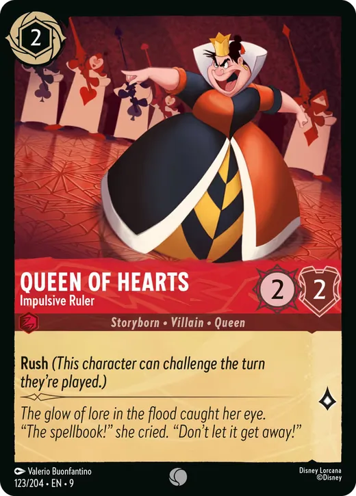 Queen of Hearts – Impulsive Ruler