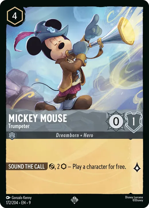 Mickey Mouse – Trumpeter