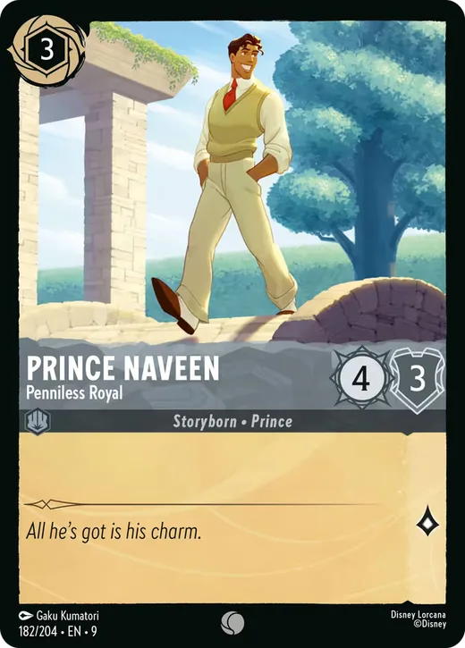 Prince Naveen – Penniless Royal
