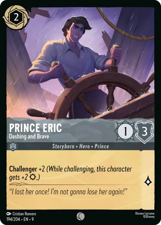 Prince Eric – Dashing and Brave
