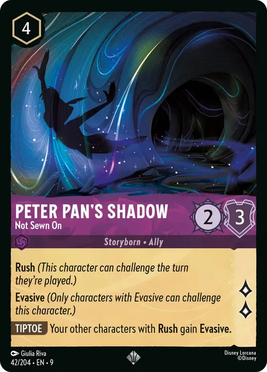Peter Pan's Shadow – Not Sewn On