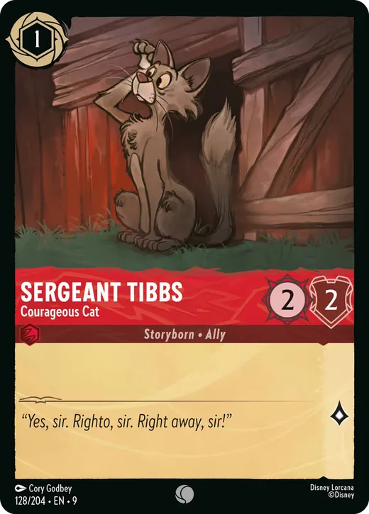 Sergeant Tibbs – Courageous Cat
