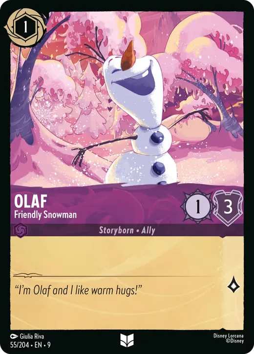 Olaf – Friendly Snowman