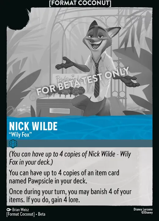 Nick Wilde – "Wily Fox"