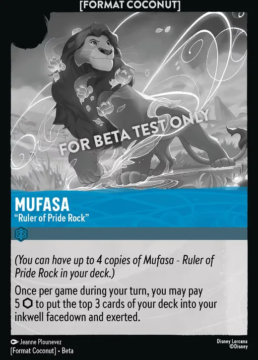 Mufasa – "Ruler of Pride Rock"