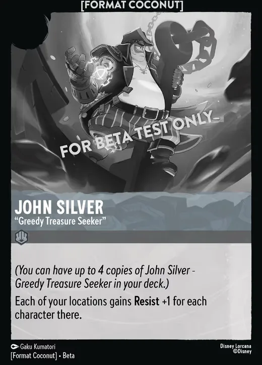 John Silver – "Greedy Treasure Seeker"
