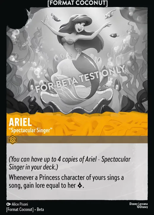Ariel – "Spectacular Singer"