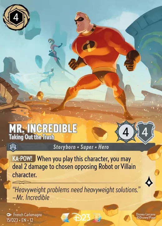 Mr. Incredible – Taking Out the Trash