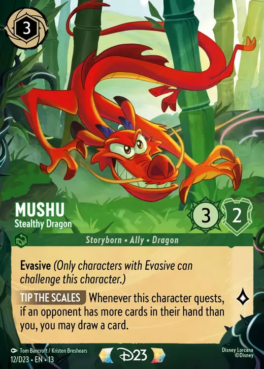 Mushu – Stealthy Dragon