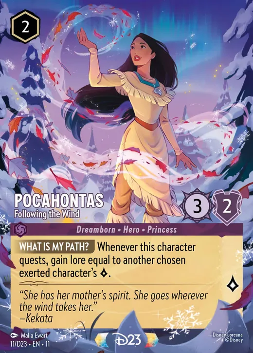 Pocahontas – Following the Wind