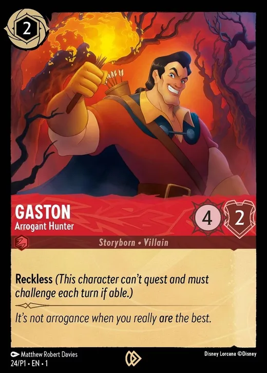 Gaston – Arrogant Hunter