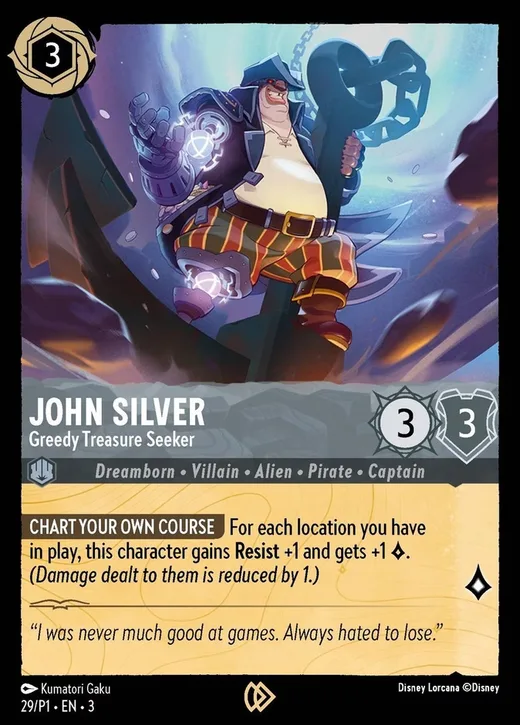 John Silver – Greedy Treasure Seeker