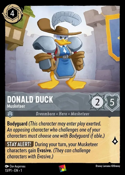 Donald Duck – Musketeer