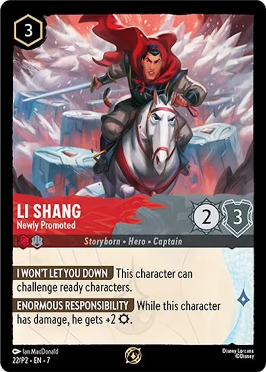 Li Shang – Newly Promoted